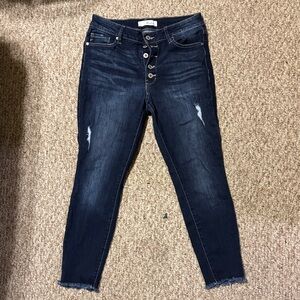 Kenar Dark Wash Ankle Jeans